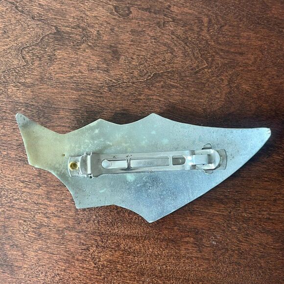 Bundle of 1980s Vintage Hair Clips / Barrettes (embroidered, bunch of grapes) - Picture 5 of 8